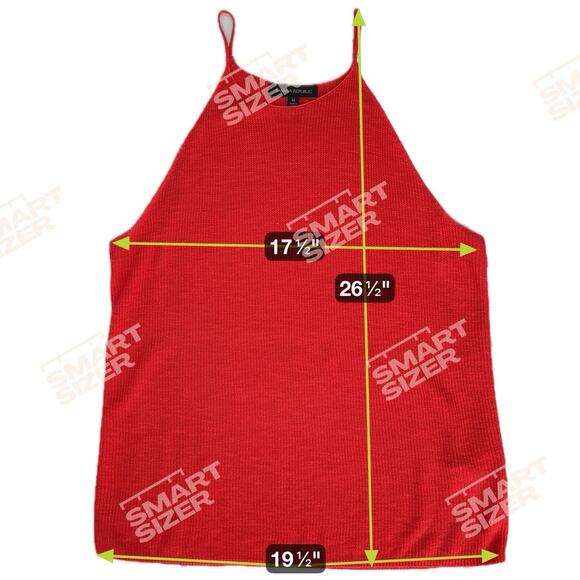 Banana Republic Linen Knit Tank Top Women's Medium High Neck Burnt Orange Shirt - Picture 5 of 13